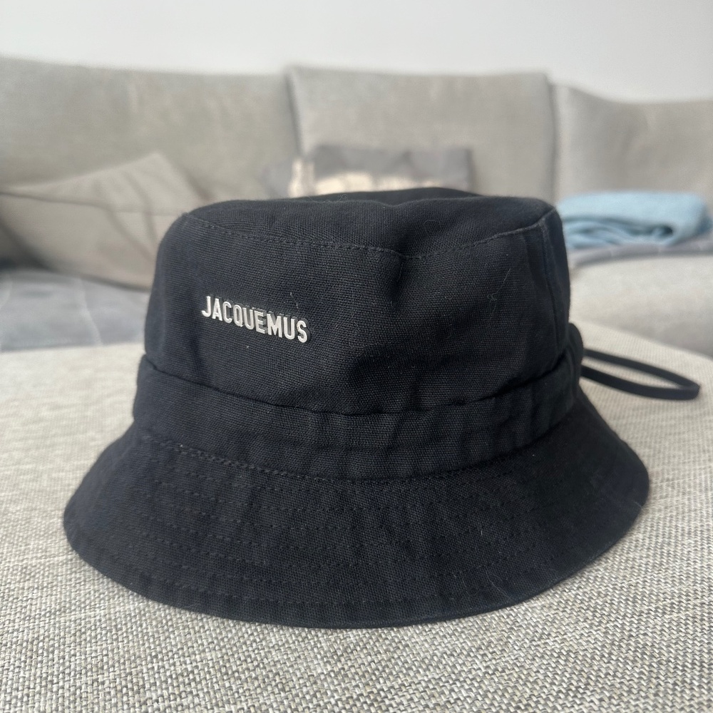 Jacquemus Bucket Hat - Black Les Classiques 'The Gadjo' Bucket Hat